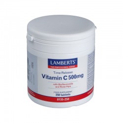 Lamberts Vitamina C 500 mg. Liberación Sostenida, 250 Comp.