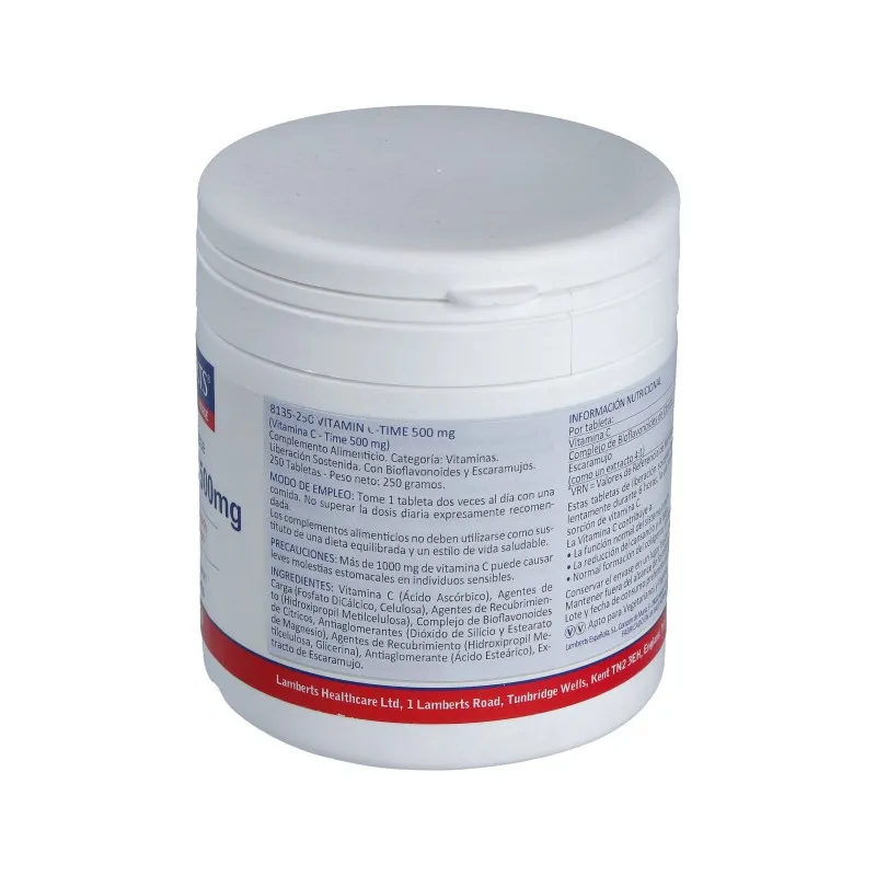 Lamberts Vitamina C 500 mg 250 comp Liberación Sostenida | Farmacia Barata Lamberts Vitamina C 500 mg 250 comp Liberación Sostenida | Farmacia Barata