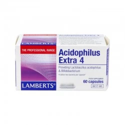 Lamberts Acidophilus extra 4, 60 cápsulas