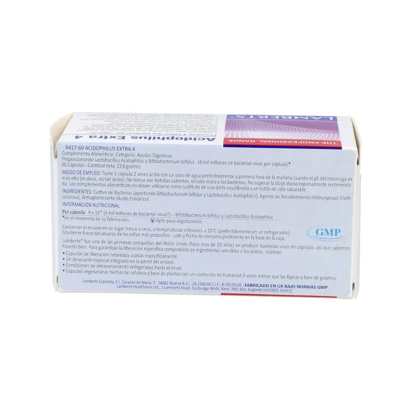 Lamberts Acidophilus Extra 4 | Farmacia Barata Lamberts Acidophilus Extra 4 | Farmacia Barata