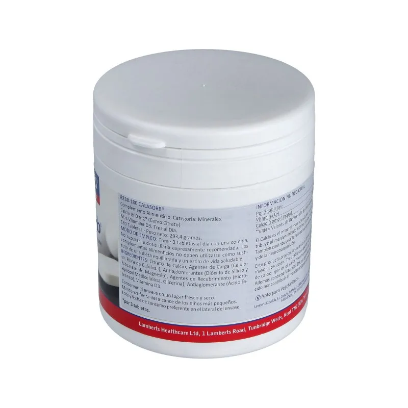 LAMBERTS CalAsorb 180 comprimidos | Farmacia Barata LAMBERTS CalAsorb 180 comprimidos | Farmacia Barata