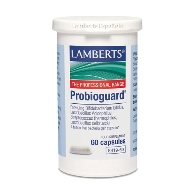 LAMBERTS Probioguard probióticos, 60 cápsulas LAMBERTS Probioguard probióticos, 60 cápsulas