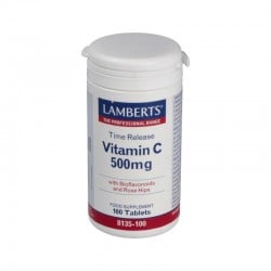 Lamberts Vitamina C 500 mg. Liberación Sostenida, 100 Comp.