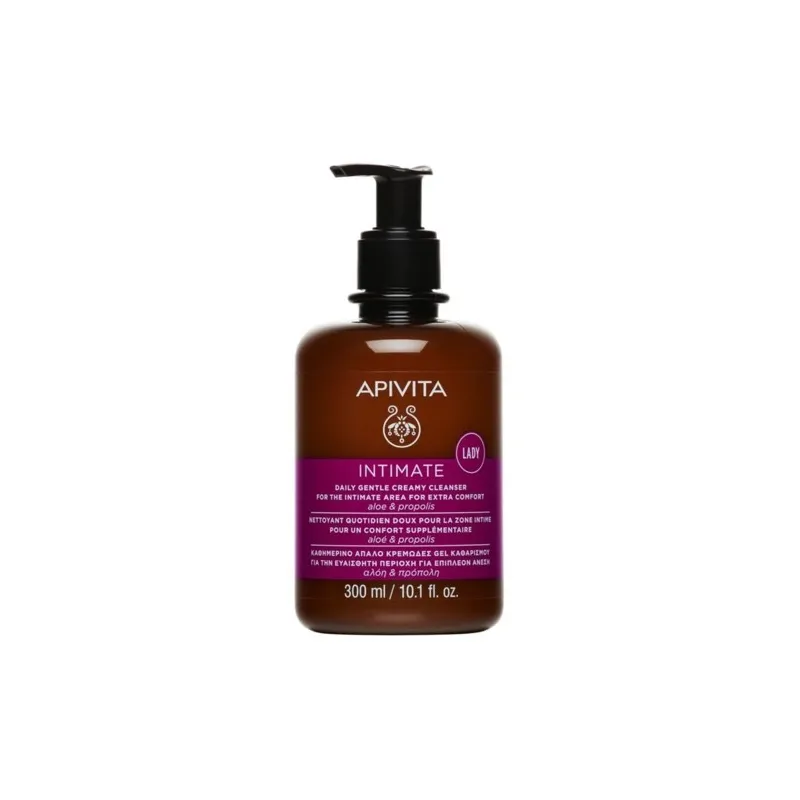 Apivita Intimate Lady gel limpiador suave uso diario, 300 ml