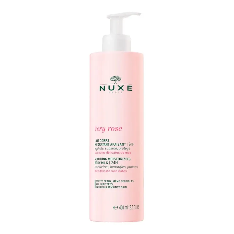 Nuxe Very Rose Crema Corporal, 400 ml