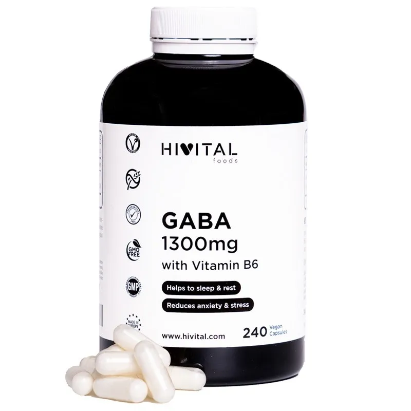 Hivital Gaba 1300 mg, 240 cápsulas | Farmacia Barata