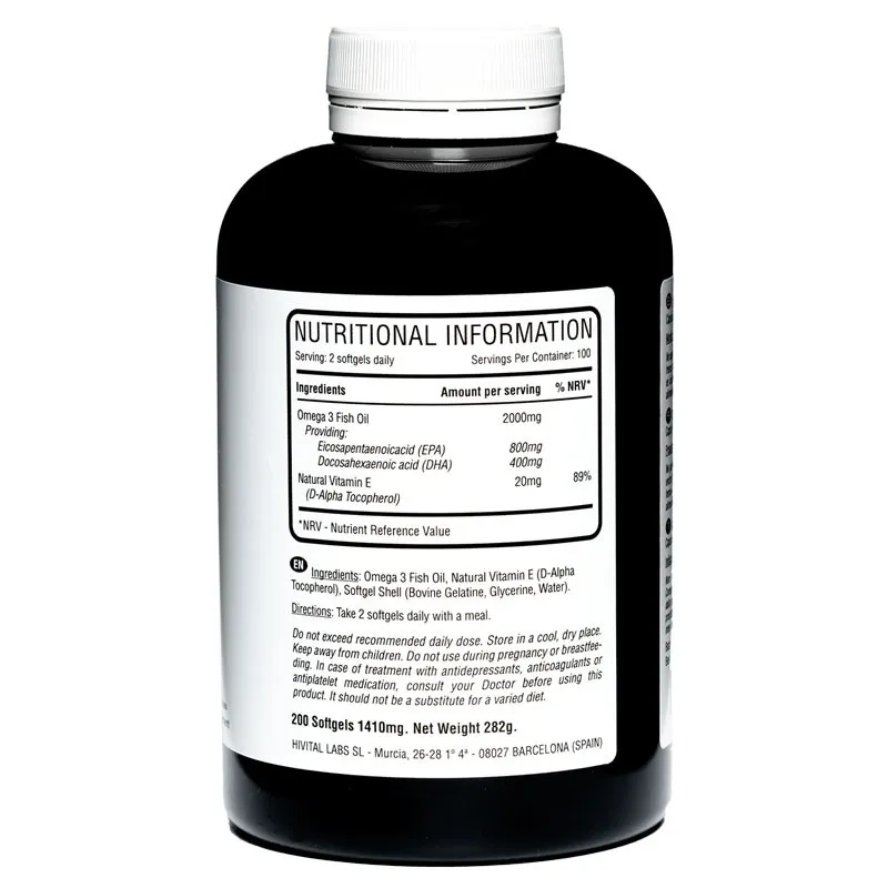 Hivital Omega 3 2000mg | Farmacia Barata Hivital Omega 3 2000mg | Farmacia Barata