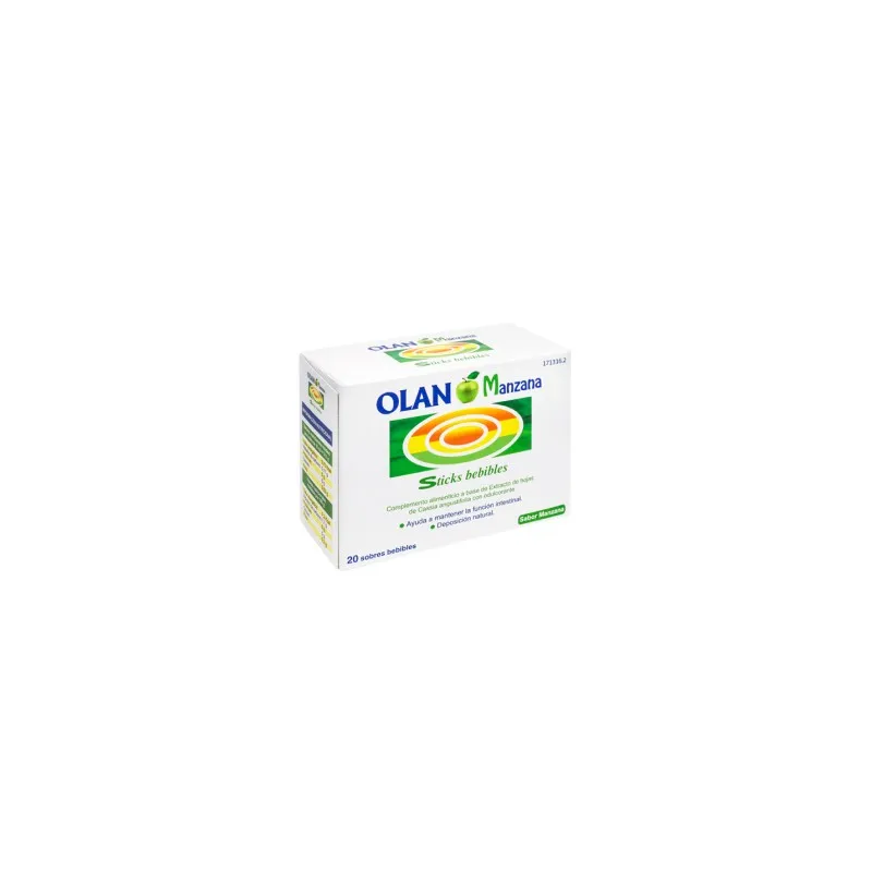 Olan 10 sticks bebibles sabor manzana