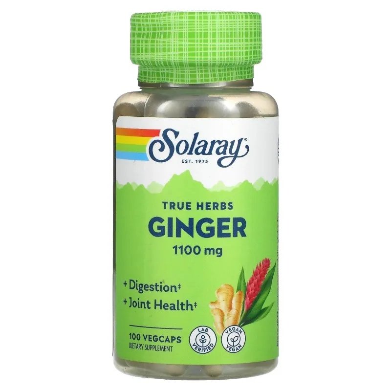 Solaray Ginger Root 550mg - 100 vegcaps | Farmacia Barata