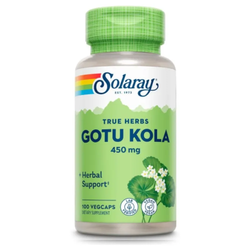 Solaray Gotu Kola 450mg - 100 vegcaps | Farmacia Barata Solaray Gotu Kola 450mg - 100 vegcaps | Farmacia Barata