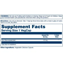 Solaray Olive Leaf 410mg - 100 vegcaps | Farmacia Barata Solaray Olive Leaf 410mg - 100 vegcaps | Farmacia Barata