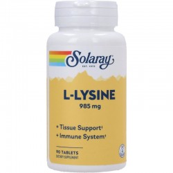 Solaray Plus L-Lysine 1000mg - 90 comprimidos