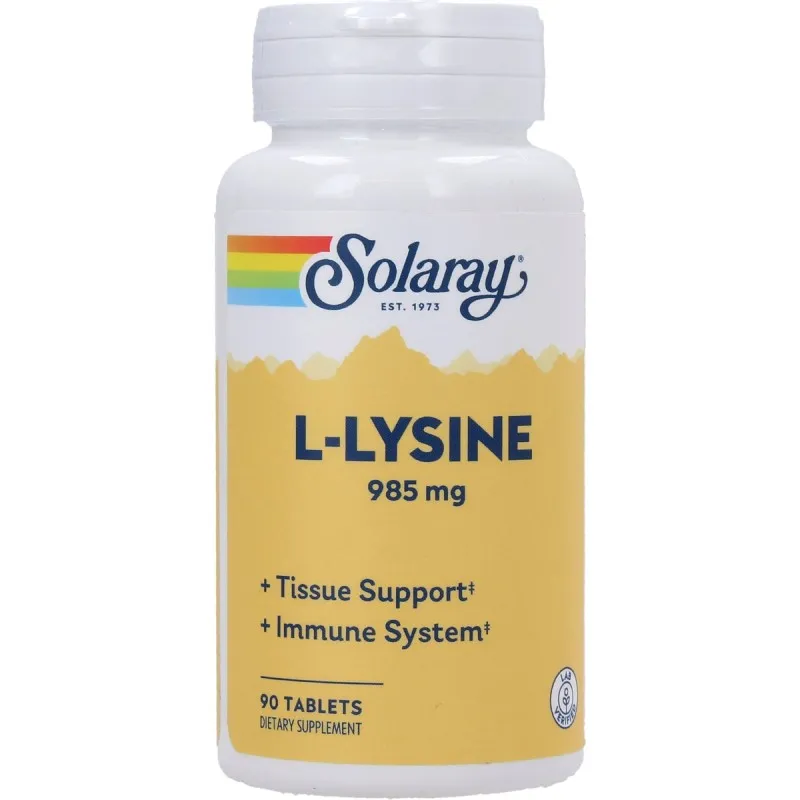 Solaray Plus L-Lysine 1000mg | Farmacia Barata