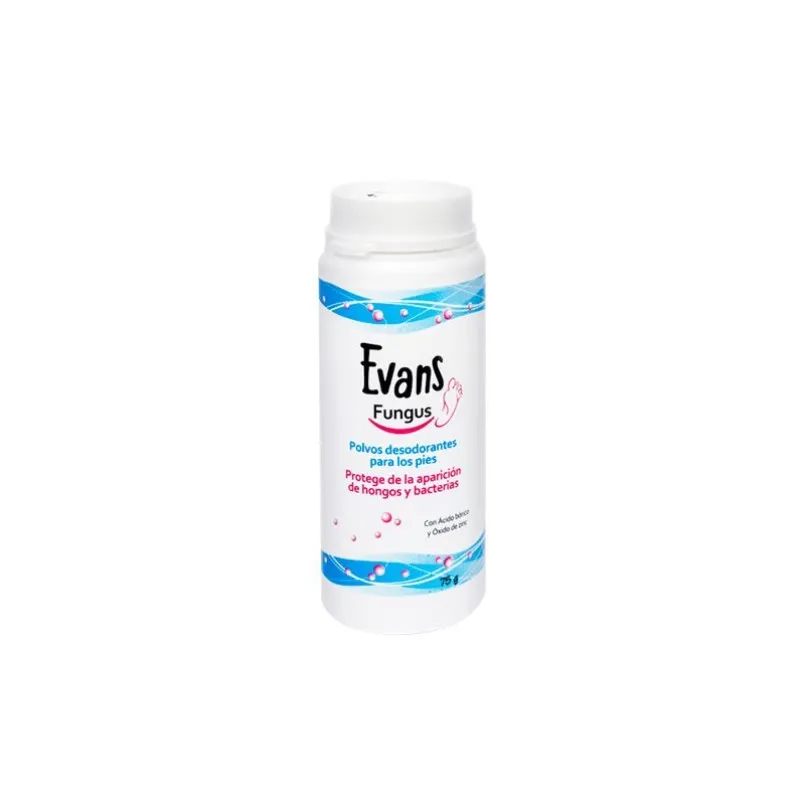 Evans Fungus Polvos Desodorantes Pies 75g