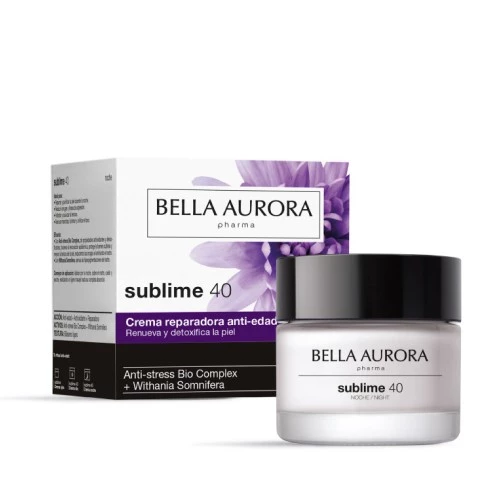 Bella Aurora Sublime 40 Crema Reparadora Anti-Edad Noche 50 ml