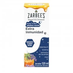 Zarbees Extra Inmunidad jarabe para adulto noche, 120 ml