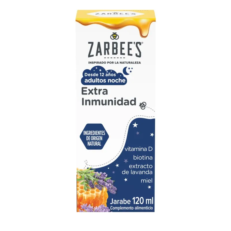 Zarbees Extra Inmunidad jarabe noche 120 ml | Farmacia Barata