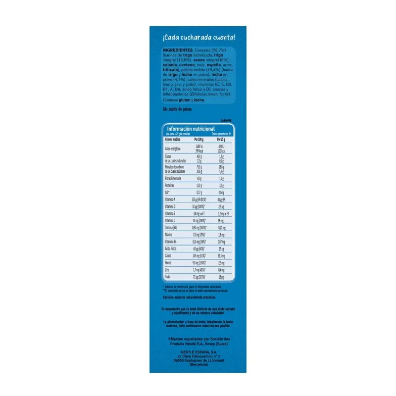Nestle Gerber Multicereales 0% azucares, 2x270g Nestle Gerber Multicereales 0% azucares, 2x270g