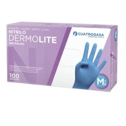 Dermolite guante nitrilo XL, 100ud