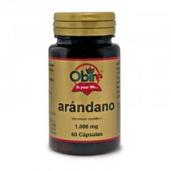 Obire Arándano 1000 mg, 60 Cápsulas.