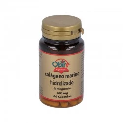 Obire Colágeno Marino Hidrolizado + Magnesio, 60 Cáps.