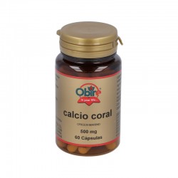 Obire calcio coral 500mg, 60 cápsulas.