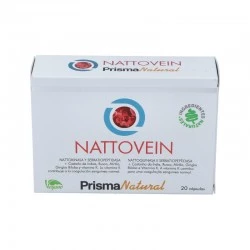 Prisma Natural Nattovein, 20 cápsulas.