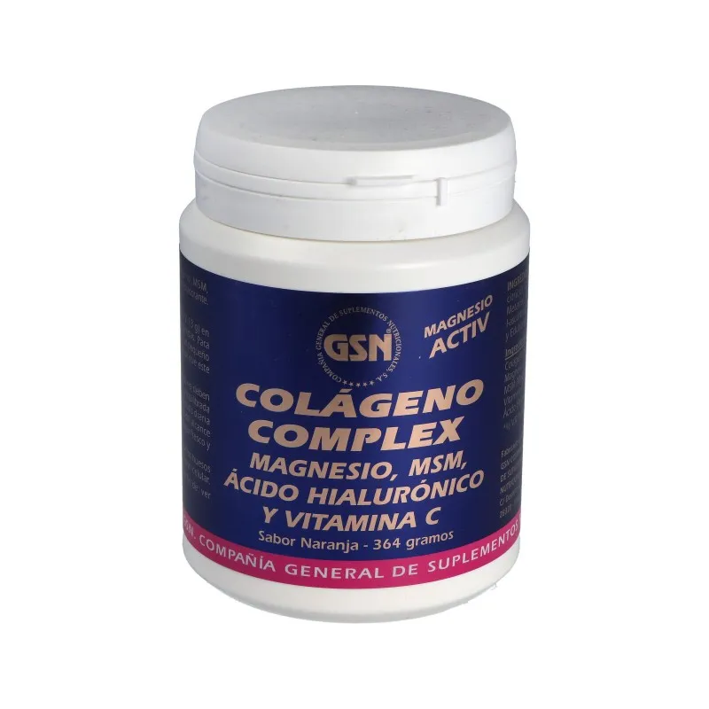 GSN Colágeno Complex sabor naranja, 364 gr | Farmacia Barata