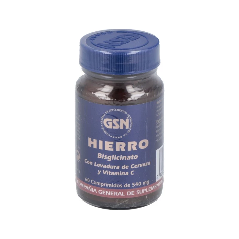 GSN Hierro con vitamina C, 60 comprimidos