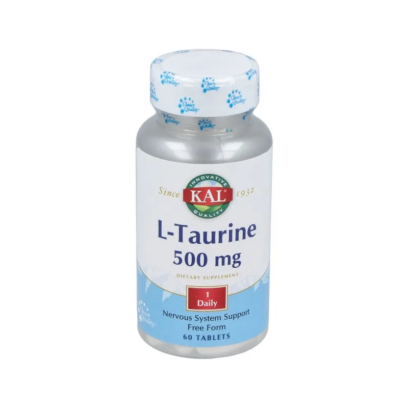 KAL L-Taurine 500 mg | Farmacia Barata