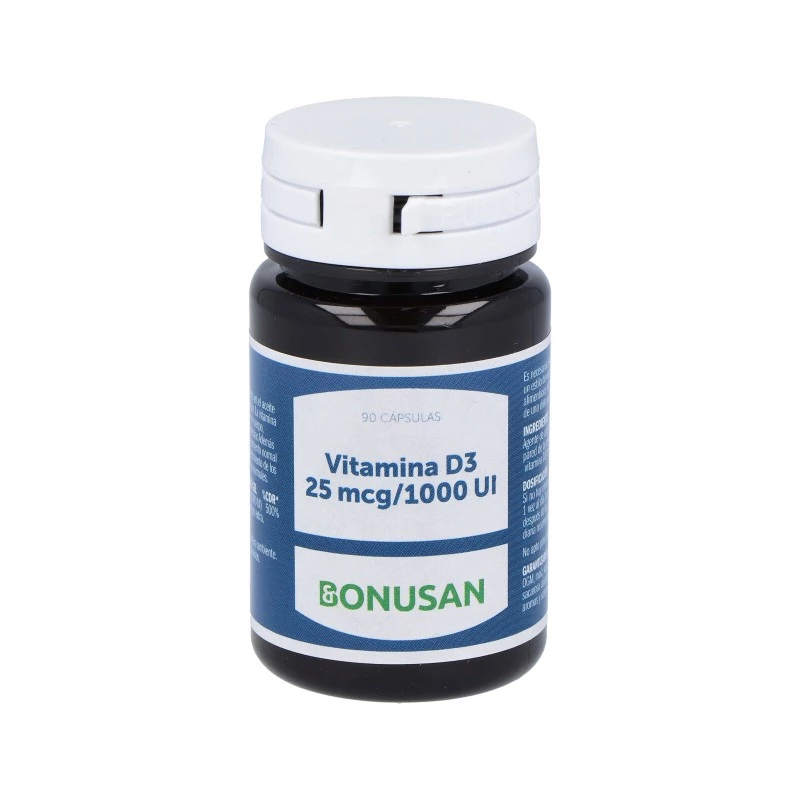 Bonusan Vitamina D3 25mcg, 90 Caps