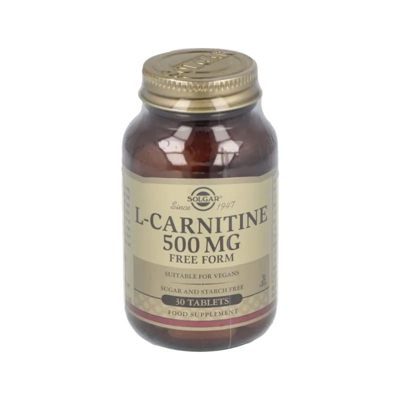 Solgar L- Carnitina 500 mg | Farmacia Barata