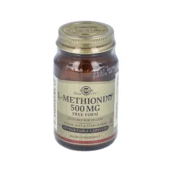 0-NO Solgar L- Metionina 500 mg, 30 Cápsulas Vegetales.