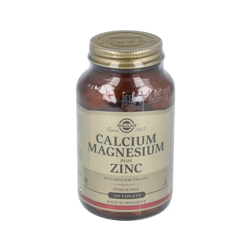 Solgar Calcium Magnesium Plus Zinc | Farmacia Barata