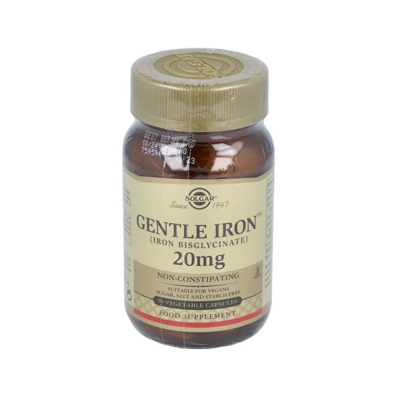 Solgar Hierro Gentle 20 mg | Farmacia Barata