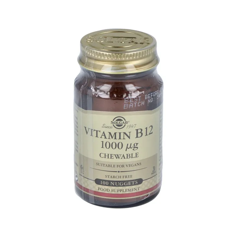 Solgar Vit B12 1000 μg Cianocobalamina | Farmacia Barata