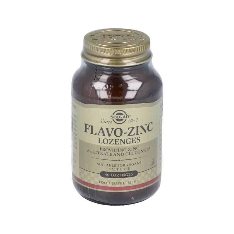 Solgar Flavo Zinc (50 comprimidos) | Farmacia Barata