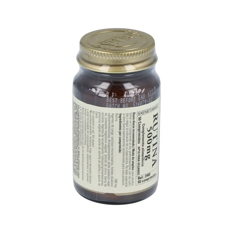 Solgar Rutina 500 mg | Farmacia Barata