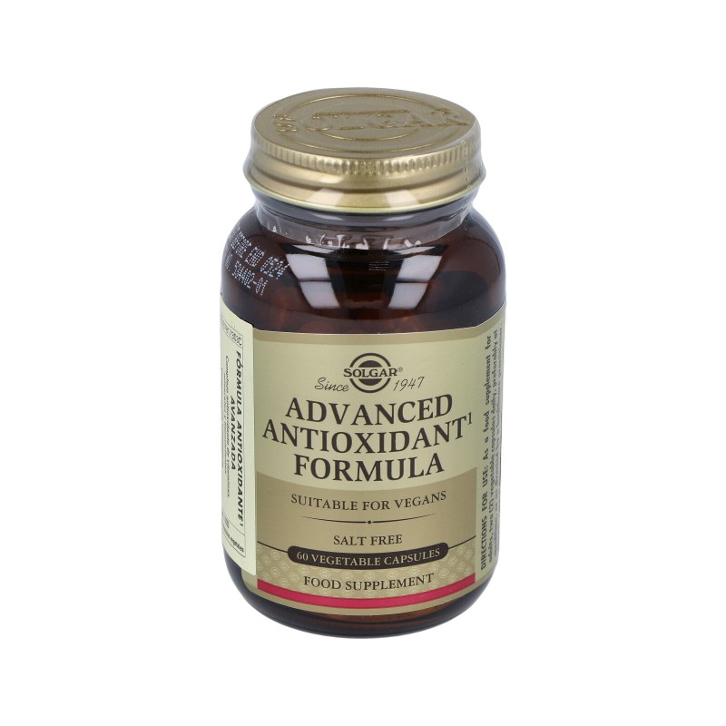 Solgar Antioxidantes Avanzados, 60 Vegicaps.