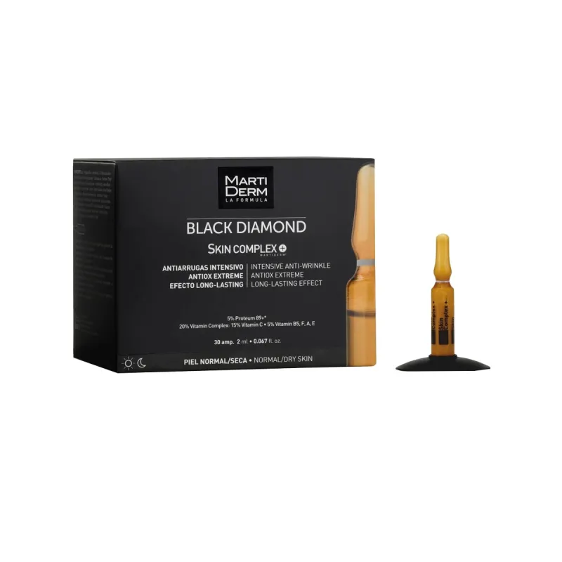 Martiderm Skin Complex+ Black Diamond , 30 Ampollasx2ml. Martiderm Skin Complex+ Black Diamond , 30 Ampollasx2ml.