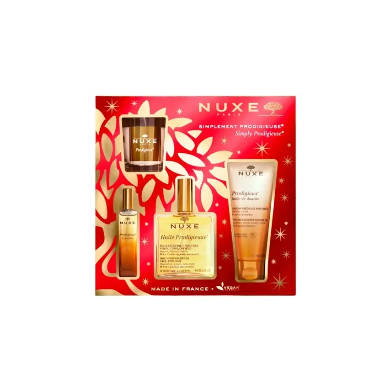 Nuxe Pack Simplemente Prodigieux Huile+Perfuma+Crema+Vela Nuxe Pack Simplemente Prodigieux Huile+Perfuma+Crema+Vela