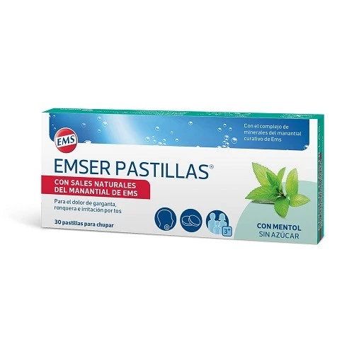 Emser con mentol, 30 pastillas