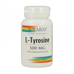 Solaray L-Phenylalanine 500 mg, 60 cápsulas veganas