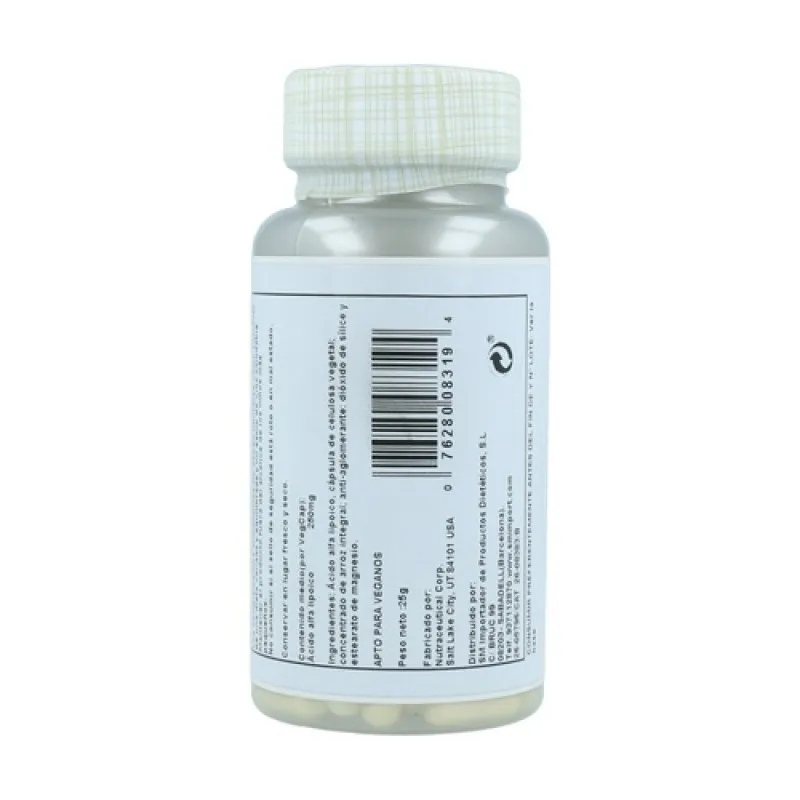 Solaray Alpha Lipoic Acid 250 mg | Farmacia Barata Solaray Alpha Lipoic Acid 250 mg | Farmacia Barata