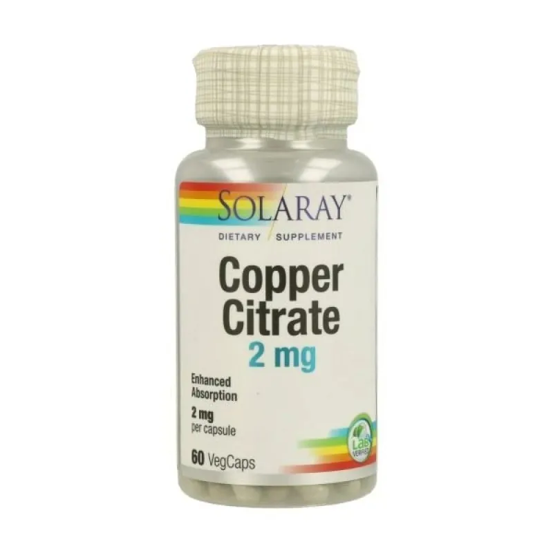 Solaray Copper Citrate 2 mg | Farmacia Barata Solaray Copper Citrate 2 mg | Farmacia Barata
