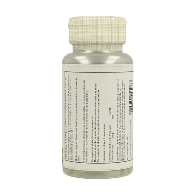 Solaray Copper Citrate 2 mg | Farmacia Barata Solaray Copper Citrate 2 mg | Farmacia Barata