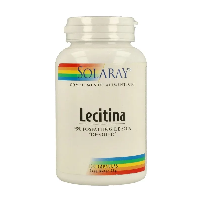 Solaray Lecithin 100 cápsulas | Farmacia Barata