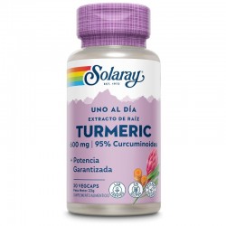 Solaray Turmeric 600 mg, 30 cápsulas vegetales