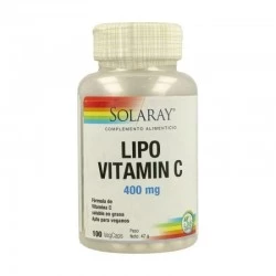 Solaray LIPO Vit. C 500 mg , 100 cápsulas vegetales
