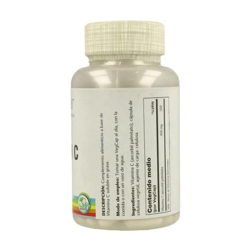 Solaray LIPO Vit. C 500 mg | Farmacia Barata
